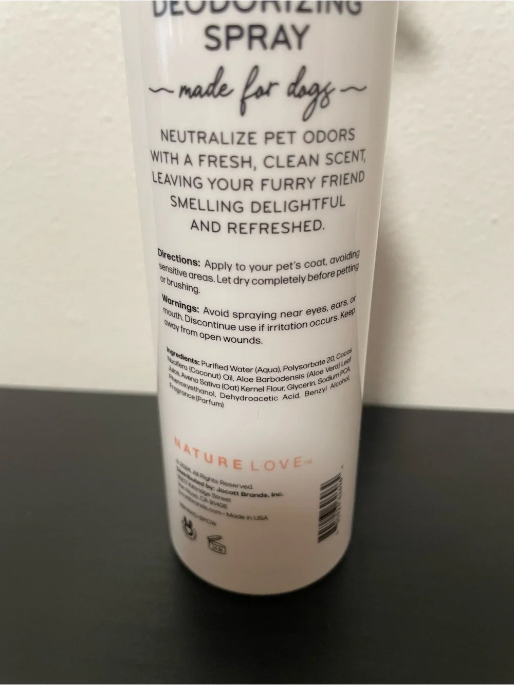 Nature Love Deodorizing Spray Dog Pet Cat NEW x2 Bundle Moisturize Papaya Mango